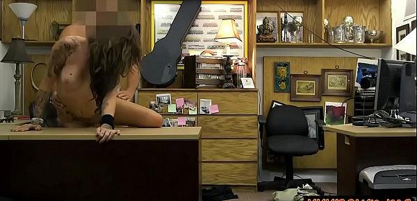  Huge titted woman nailed by pawn keeper at the pawnshop
